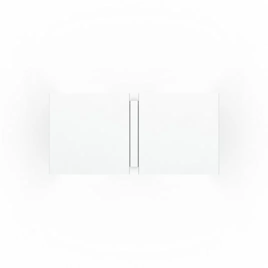 WEVER & DUCRÉ Aplique de pared CG Square blanco, ancho 21 cm, 2 luces