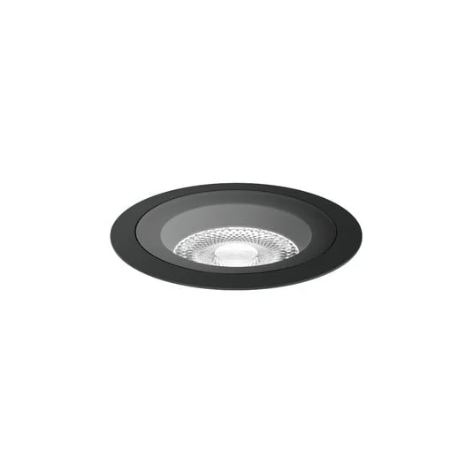 WEVER & DUCRÉ Foco de suelo LED empotrable Blink trim 2.0, negro