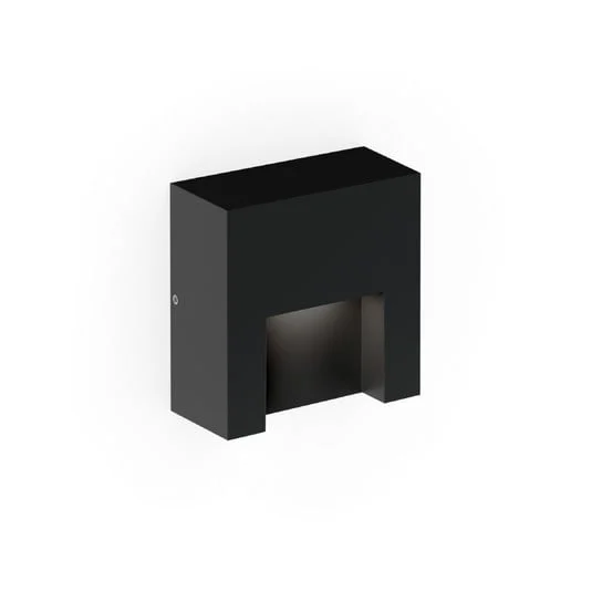 WEVER & DUCRÉ Aplique LED para exterior Reto 0.8 negro mate