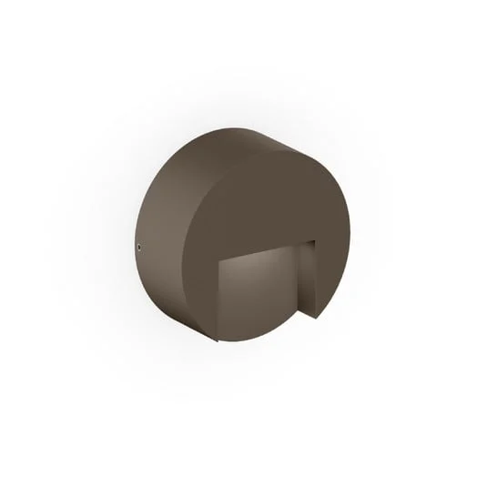 Aplique LED para exterior WEVER & DUCRÉ Reto Round 0,8, color bronce