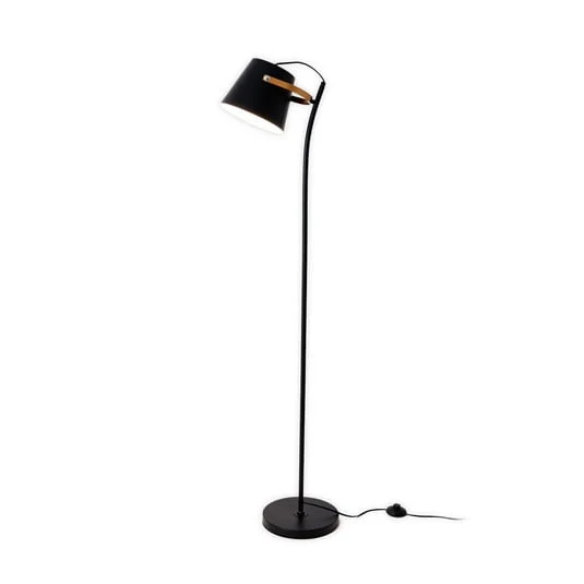 Lámpara de pie ESPERTO, negra, altura 143 cm, metal, E27