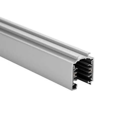 Riel trifásico ONETRACK de BRUMBERG, color plata, 200 cm de longitud