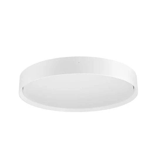 Lámpara LED de techo SLV Decona con sensor, Ø 42 cm, blanca, aluminio, CCT