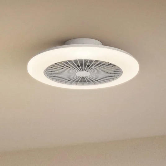 Ventilador de techo LED Amigo de Philips, blanco brillante, 58 cm, CCT
