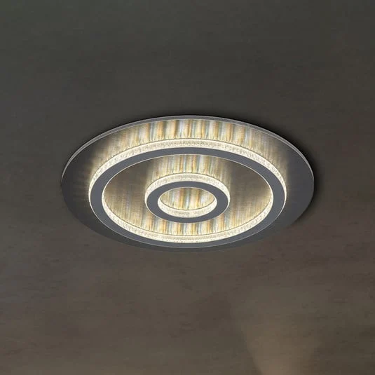 Plafón LED Jayden, negro/antracita, CCT, atenuable
