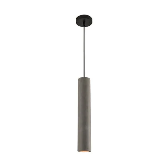 Lámpara colgante 180024, gris, Ø 7 cm, hormigón, GU10