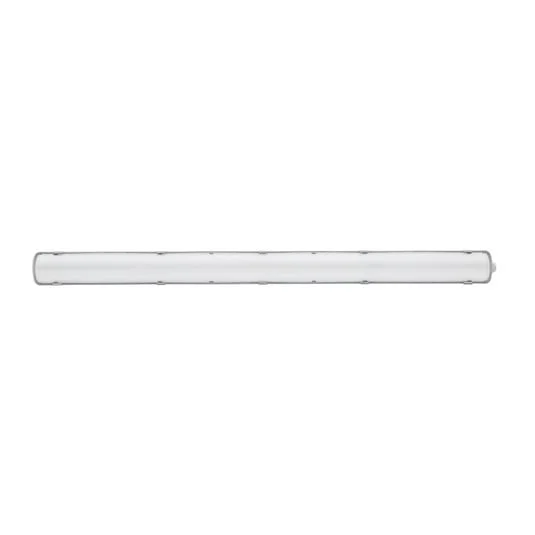 Luminaria LED con difusor RESISTO, gris claro, 120 cm, 34 W, 840 IP66