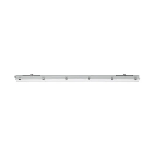 Luminaria LED con difusor RESISTO, gris claro, 150 cm, 56 W, 840 IP66