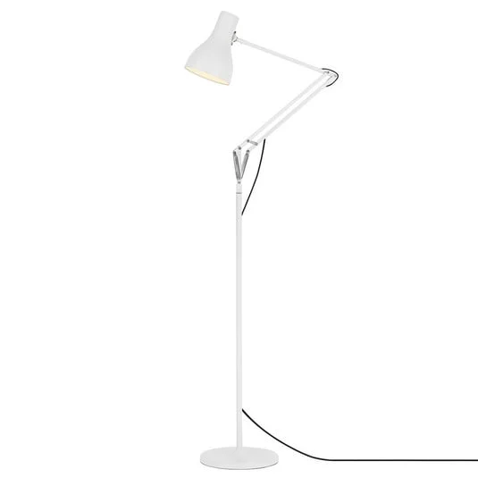 Type 75 Lámpara de Pie Blanco Alpino - Anglepoise