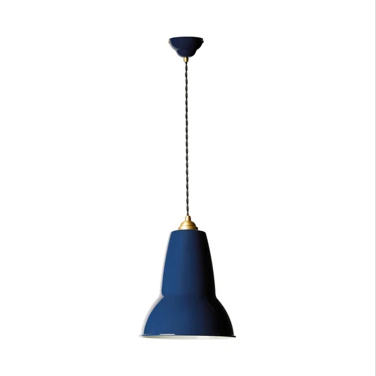 Lámpara colgante Original 1227 Brass Midi, azul - Anglepoise