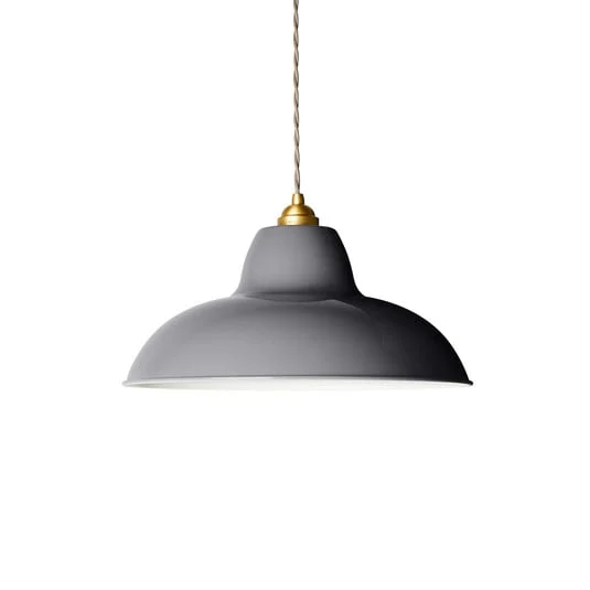 Lámpara colgante Original 1227 Brass Midi Wide, gris - Anglepoise