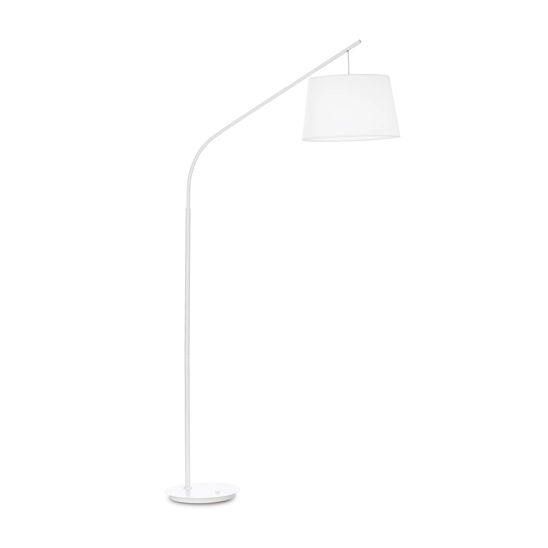 Lámpara de pie Ideal Lux Daddy blanco tela 60W 197cm