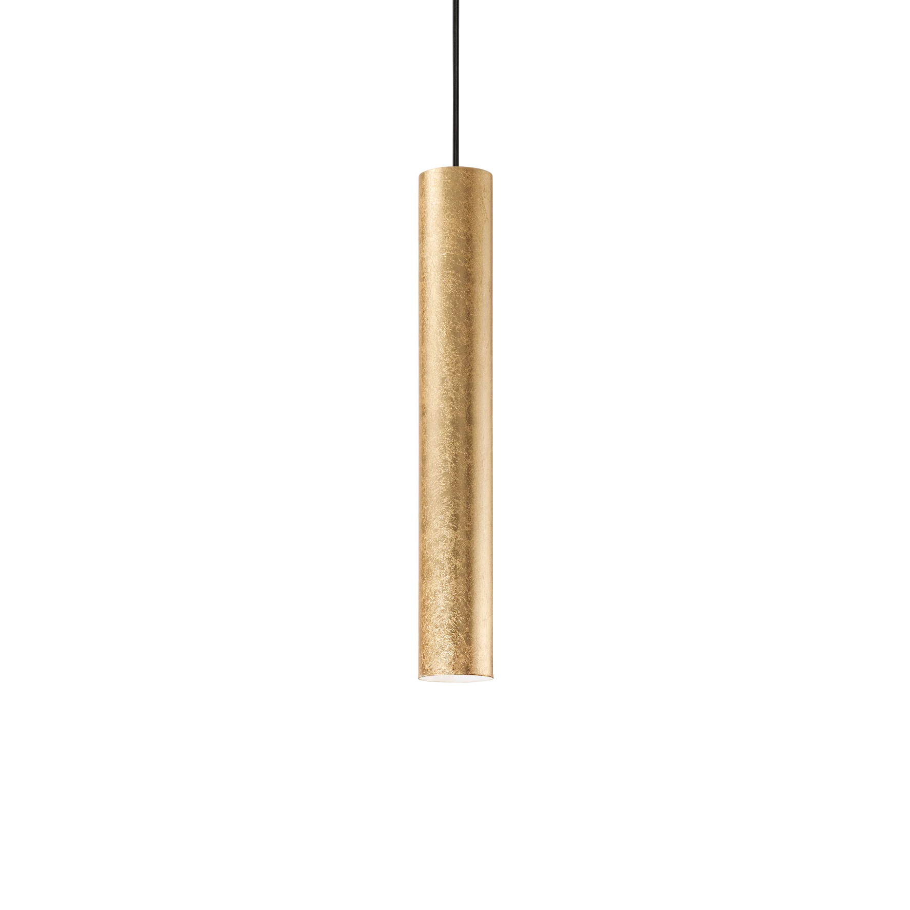 Lámpara colgante Ideal Lux Look dorado Ø6cm 28W