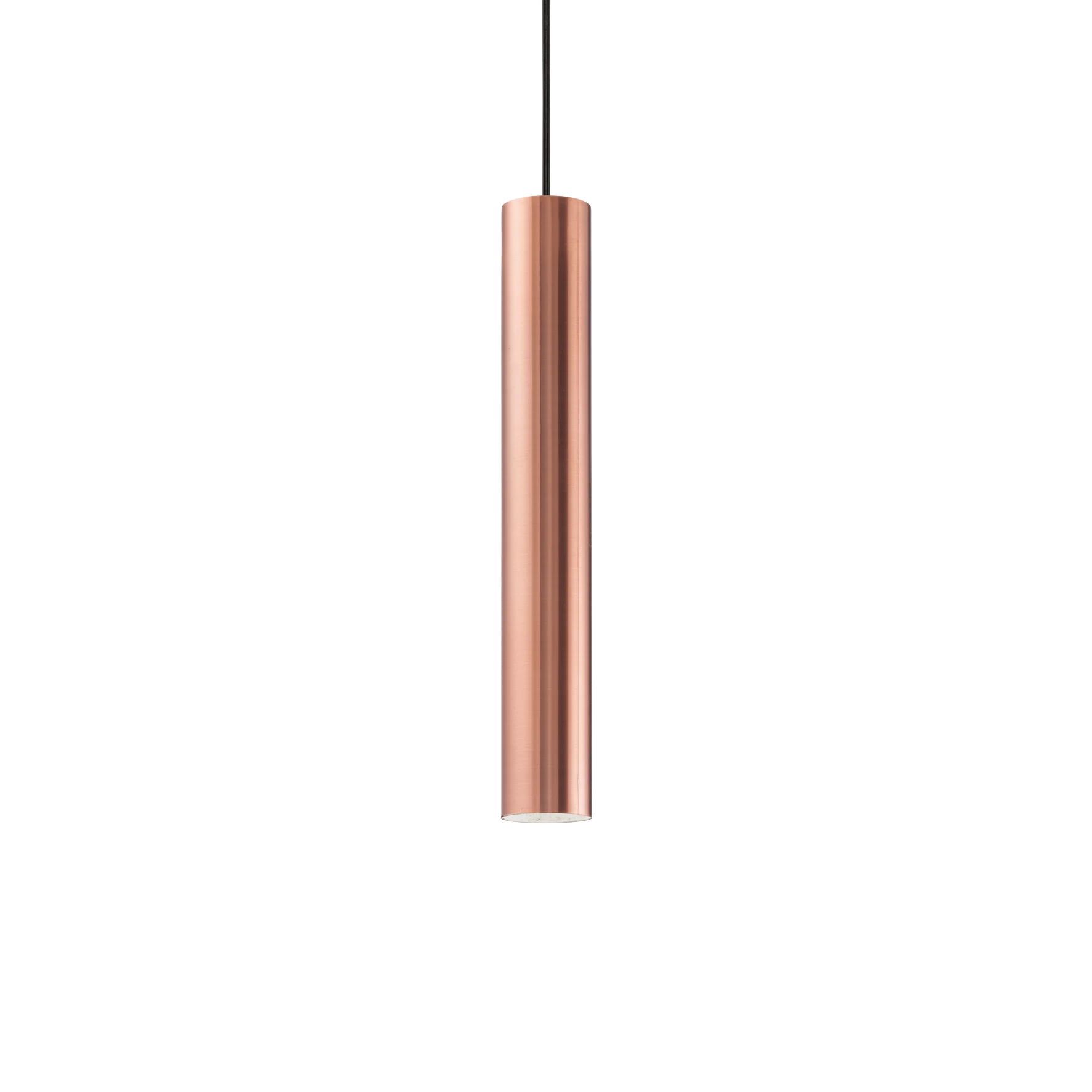 Lámpara colgante Ideal Lux Look cobre Ø6cm 28W