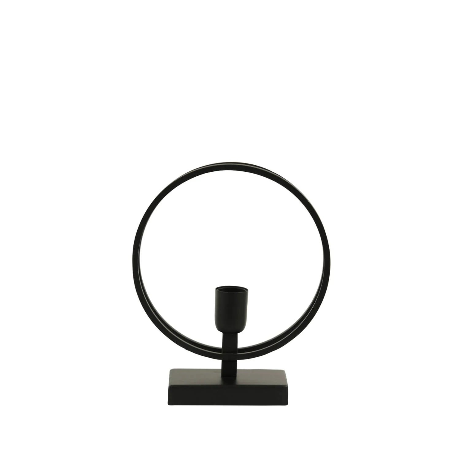 Base de lámpara de metal negro Light & Living Rudra