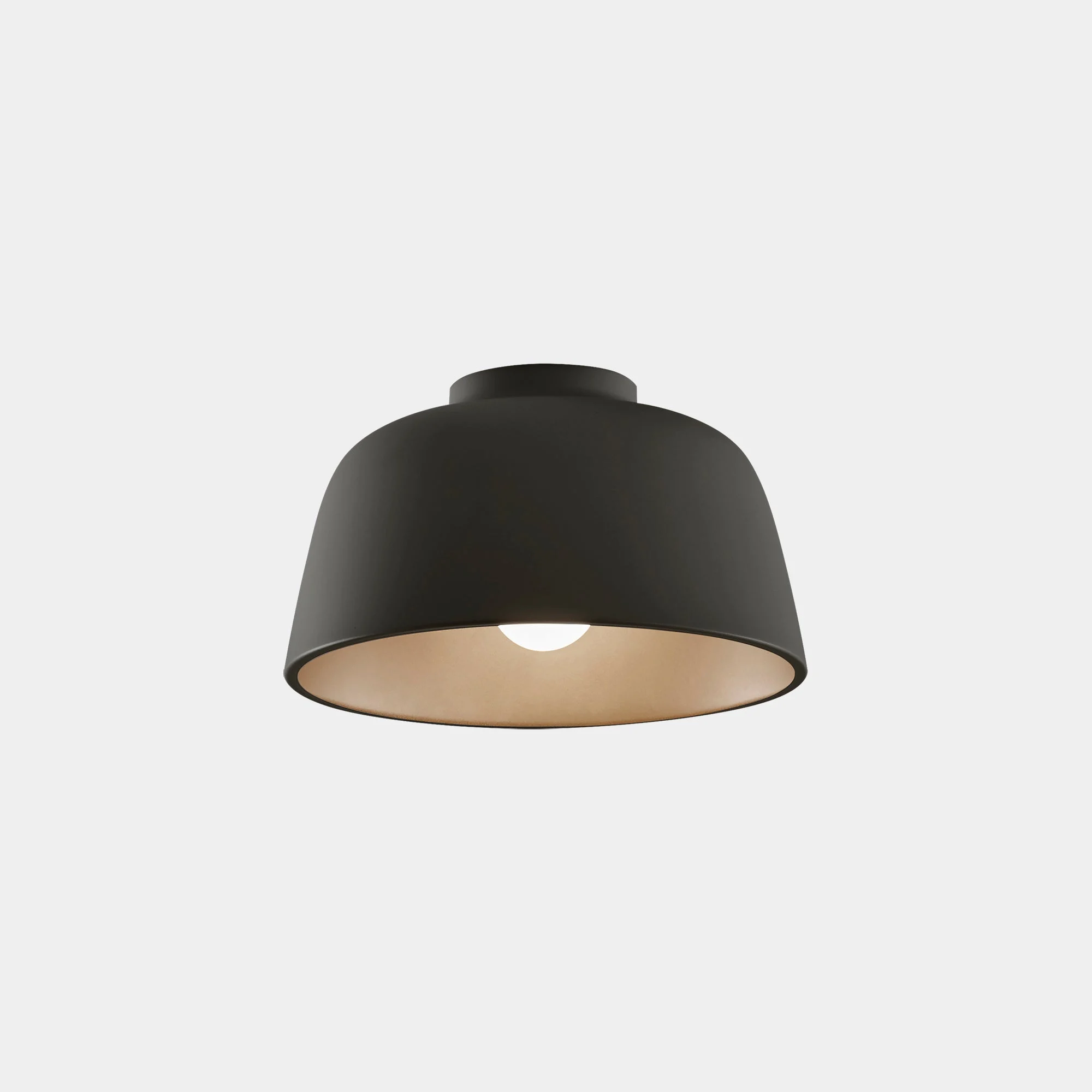 Plafón LedsC4 Miso E27 negro Ø28,5cm 15-8330-05-DL