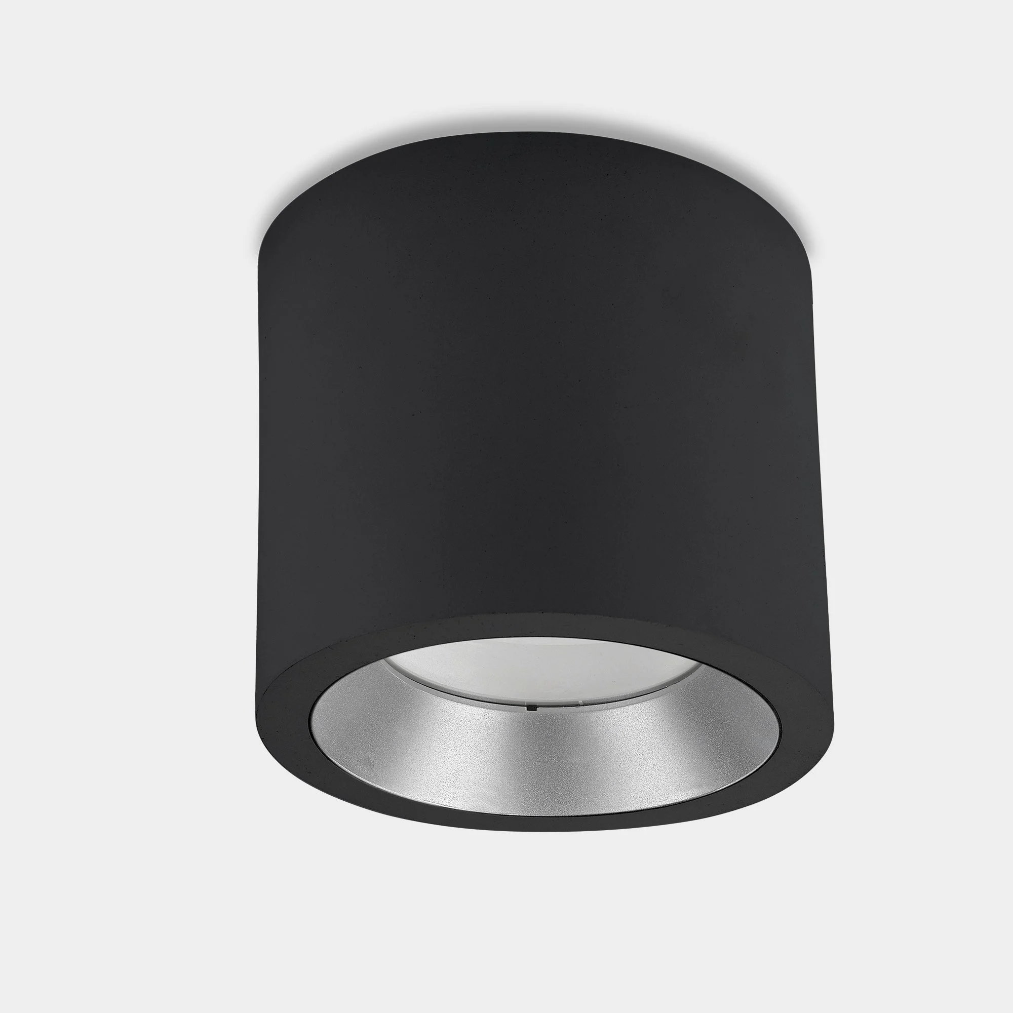 Plafón de exterior LedsC4 Cosmos LED gris urbano 3000K IP65 9cm 15-E020-Z5-CL
