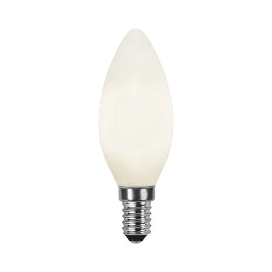 Bombilla vela LED E14 2.700K opalino Ra90 3W