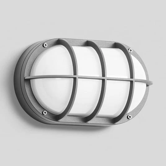 Bega 22835 Aplique LED para exterior E27 30x18cm plata