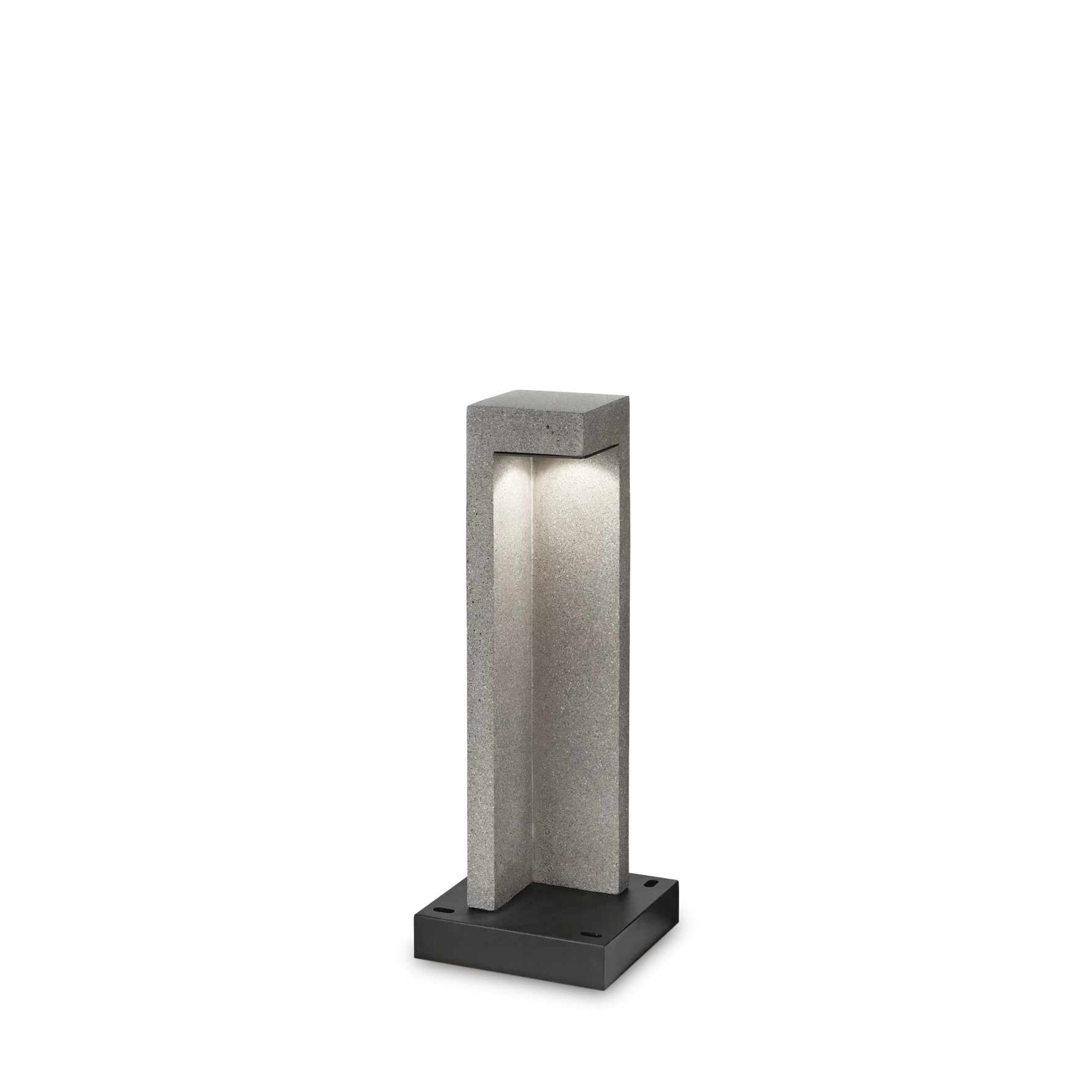 Baliza de exterior Ideal Lux Titano granito LED 8,5W 4000K IP55 49cm