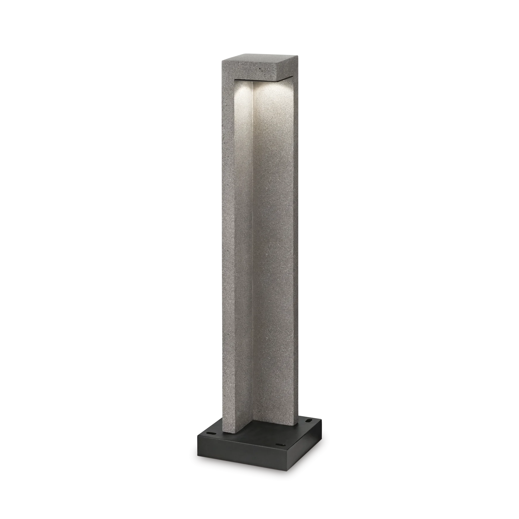 Baliza de exterior Ideal Lux Titano granito LED 8,5W 4000K IP55 74cm