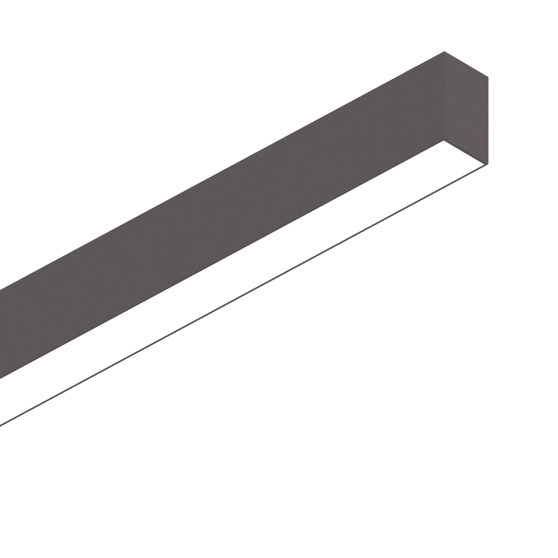 Sistema lineal Ideal Lux Fluo negro LED 36W 180,5cm 4000K