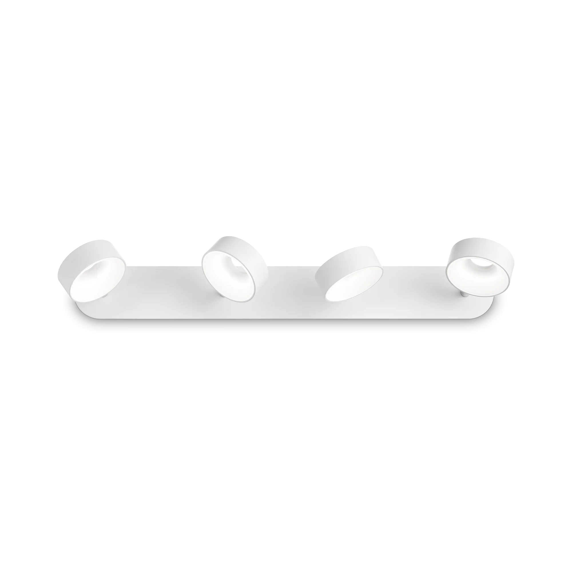 Plafón de techo Ideal Lux Oby blanco LED 4 luces 24W 55cm