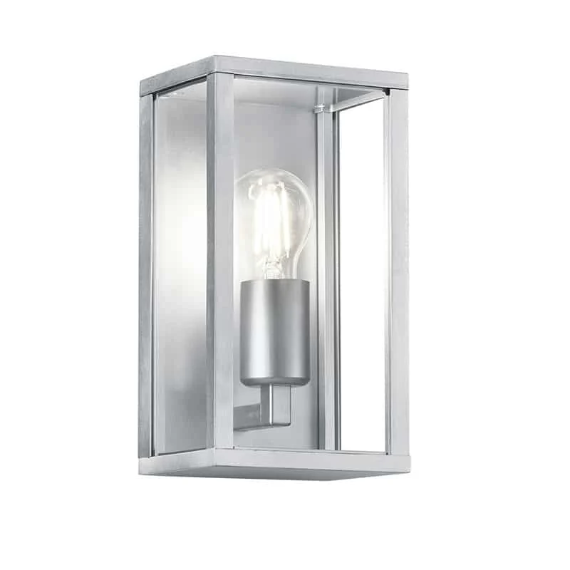 Trio Garonne Aplique de pared exterior de aluminio color zinc 2
