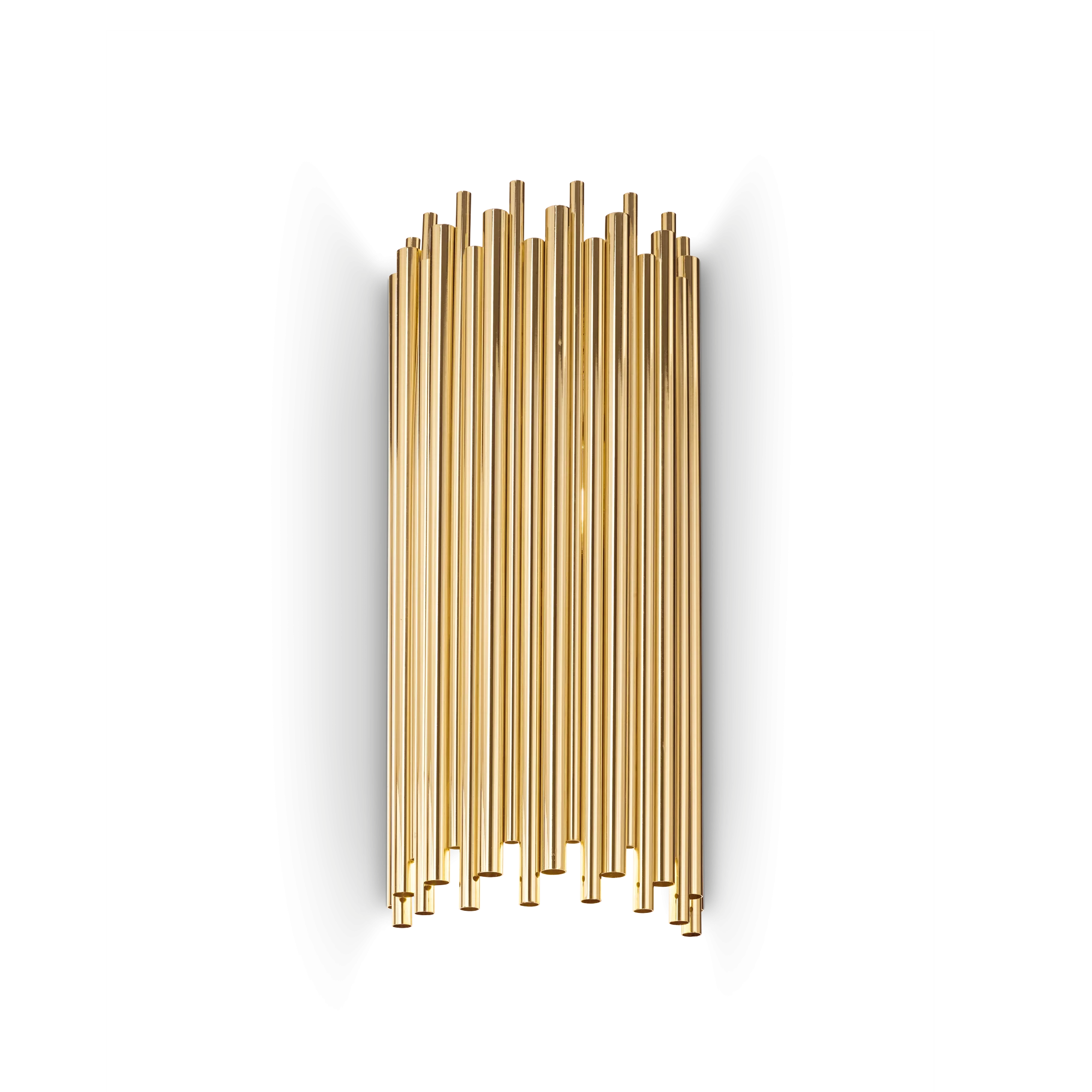 Aplique de pared Ideal Lux Pan dorado 2 luces 80W 25cm