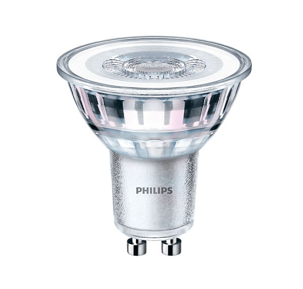 Bombilla LED dicroica Philips GU10 Classic 4,6W (50W) 3000K 36D