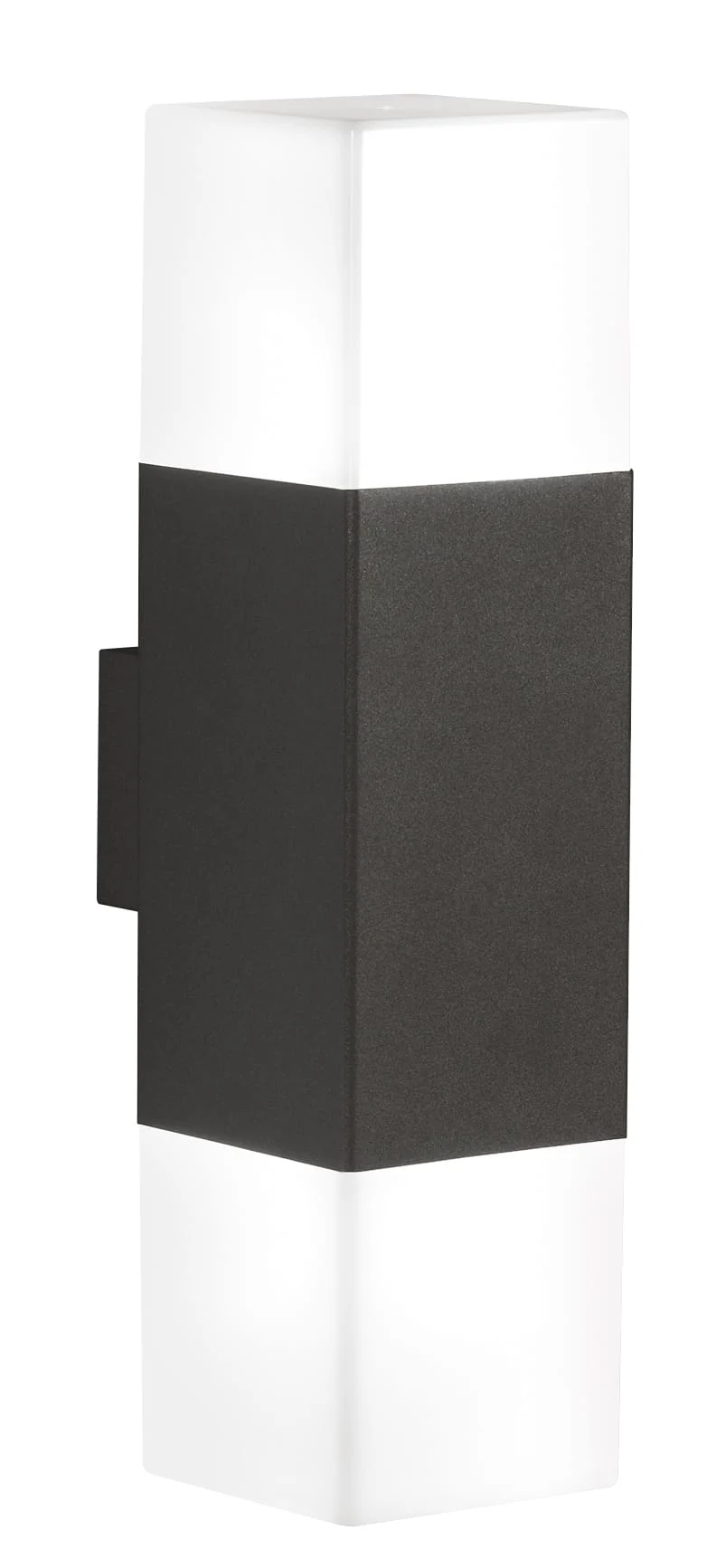Aplique de exterior Trio Hudson LED 2 luces antracita 3000K arriba y abajo IP44 33cm 2