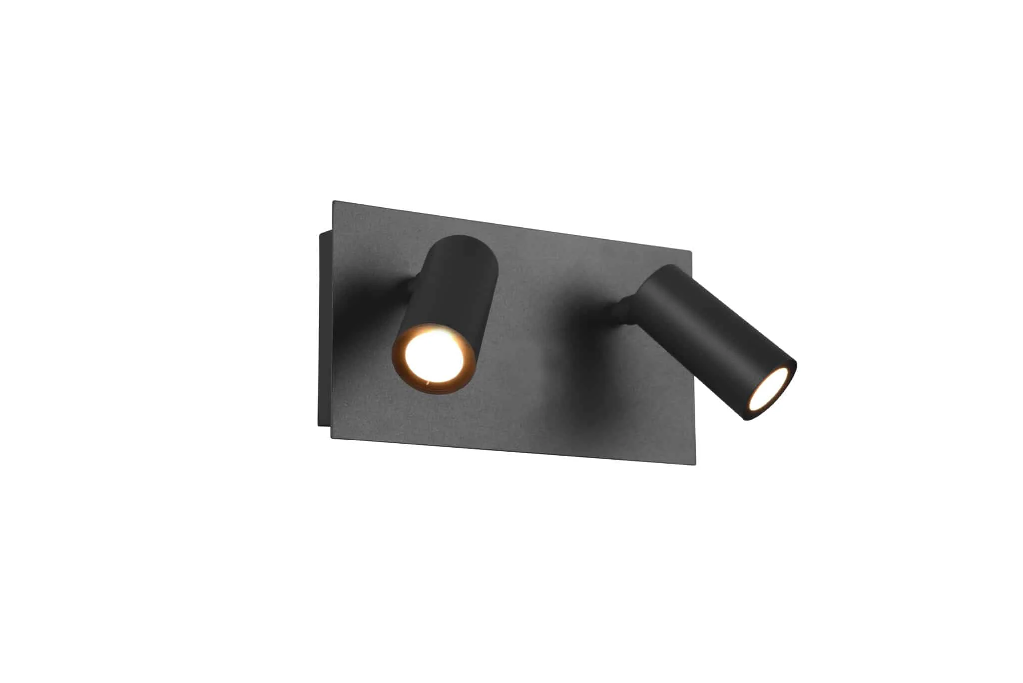 Trio Tunga Aplique de pared exterior LED de aluminio antracita 2