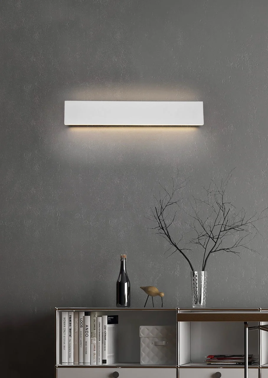 Aplique de pared Trio Concha LED 2 luces blanco mate 3000K regulable arriba y abajo 2