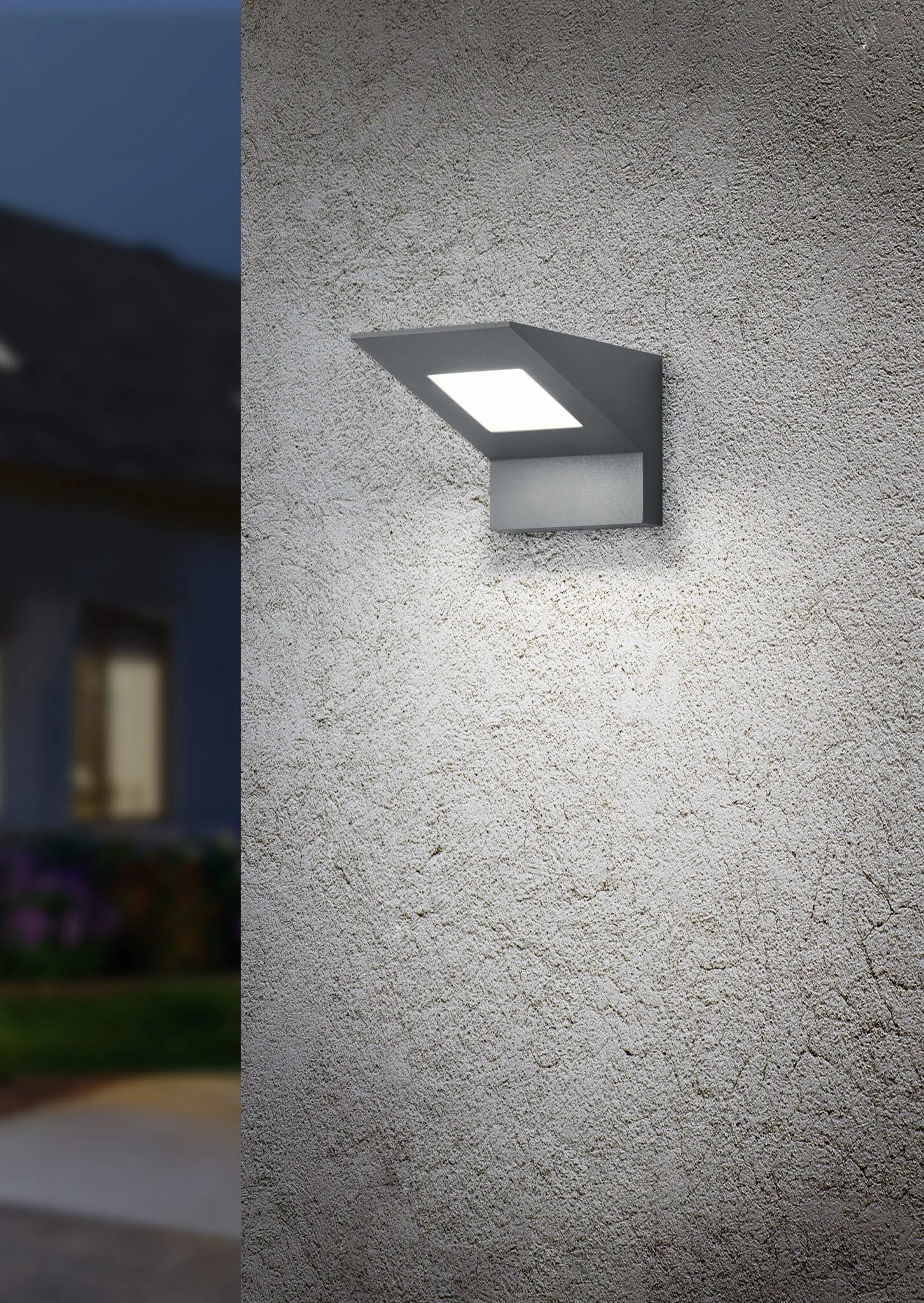 Aplique de exterior Trio Nelson LED antracita 3000K IP54 2