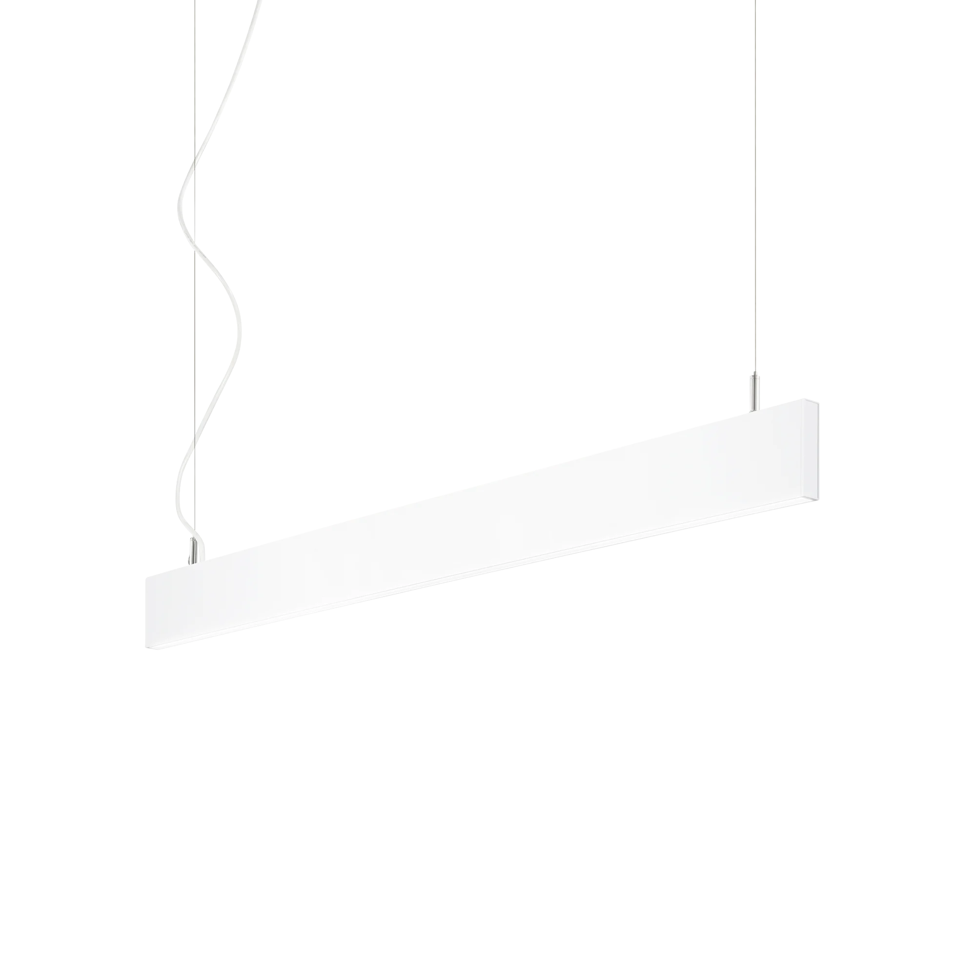 Sistema lineal Ideal Lux Steel blanco LED 32W 3000K regulable 120cm