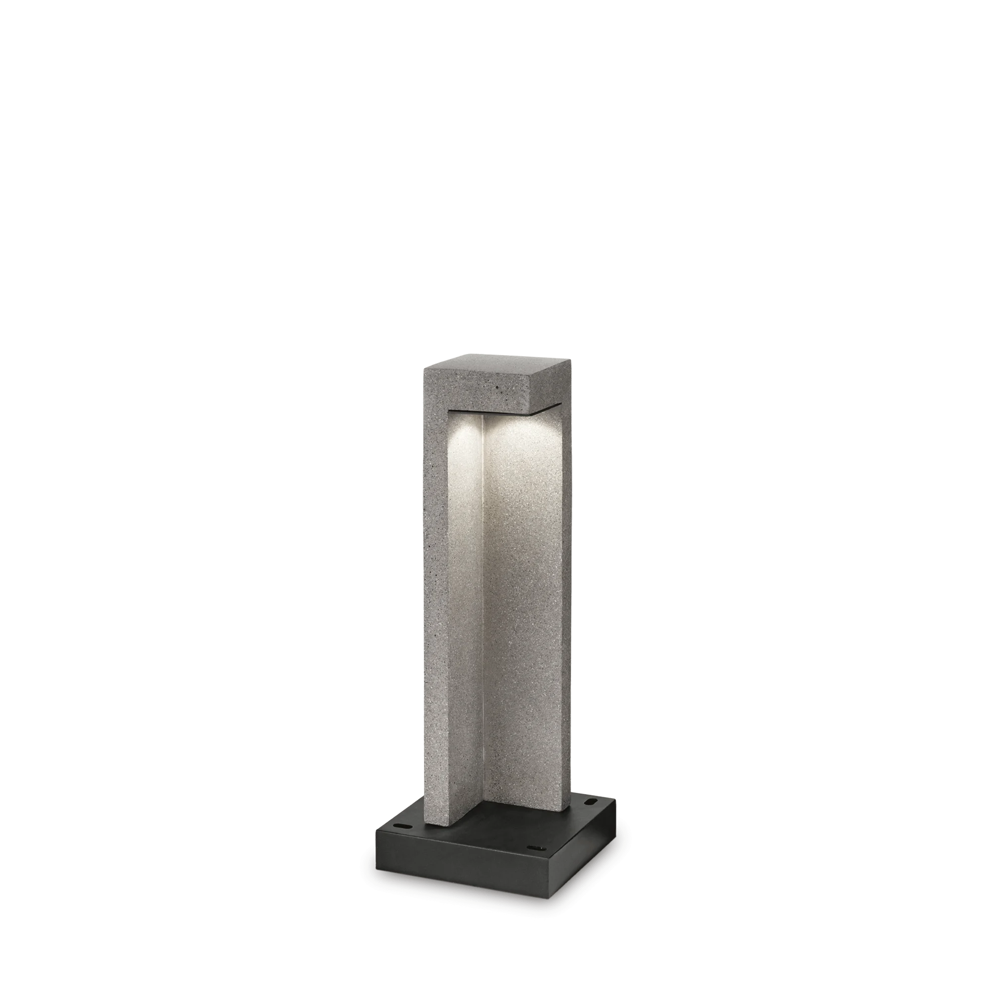 Baliza de exterior Ideal Lux Titano granito LED 8,5W 3000K IP55 49cm