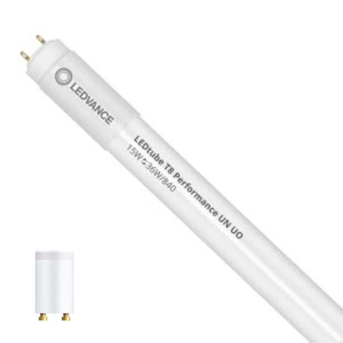 Ledvance Tubo LED T8 Performance (UN) Ultra Output 15W 2400lm - 840 Blanco Frio | 120cm - Reemplazo 36W