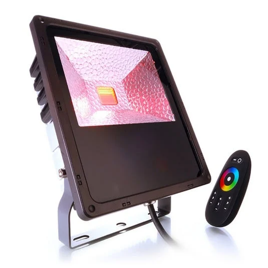 Fuerte foco exterior LED Flood Color RF II 60 RGB