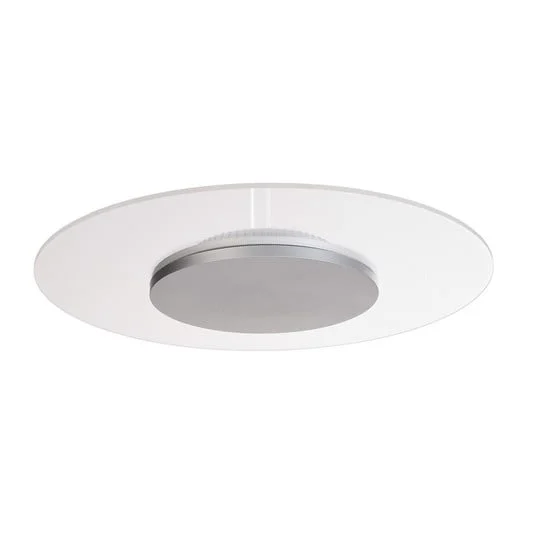 Zaniah Plafón LED, luz 360°, 24W, plata