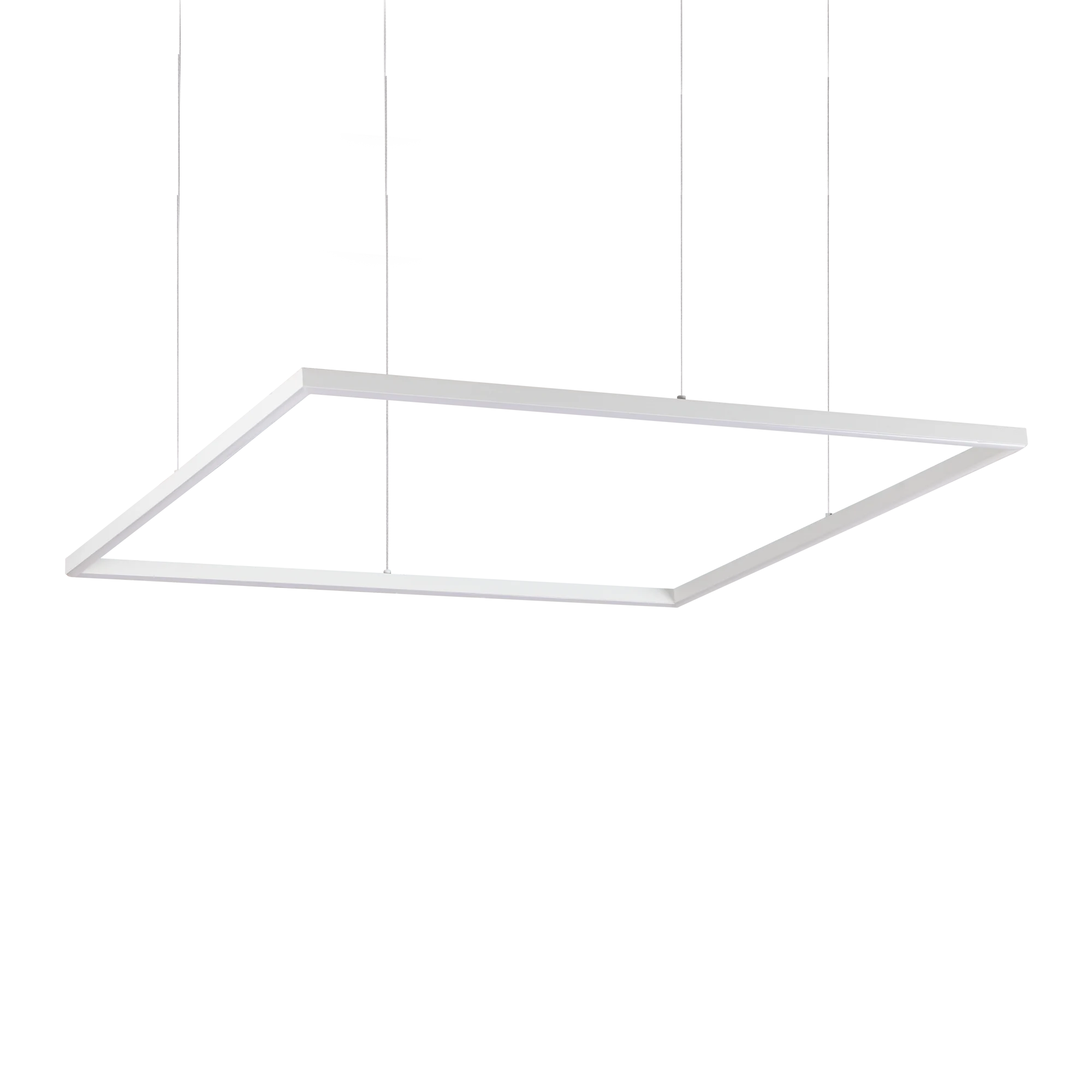 Lámpara colgante Ideal Lux Oracle Slim blanco LED 53W 3000K 90cm