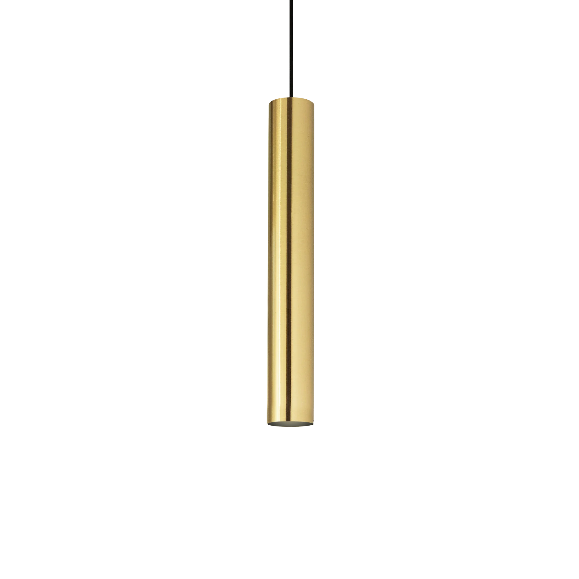 Lámpara colgante Ideal Lux Look latón Ø6cm 28W