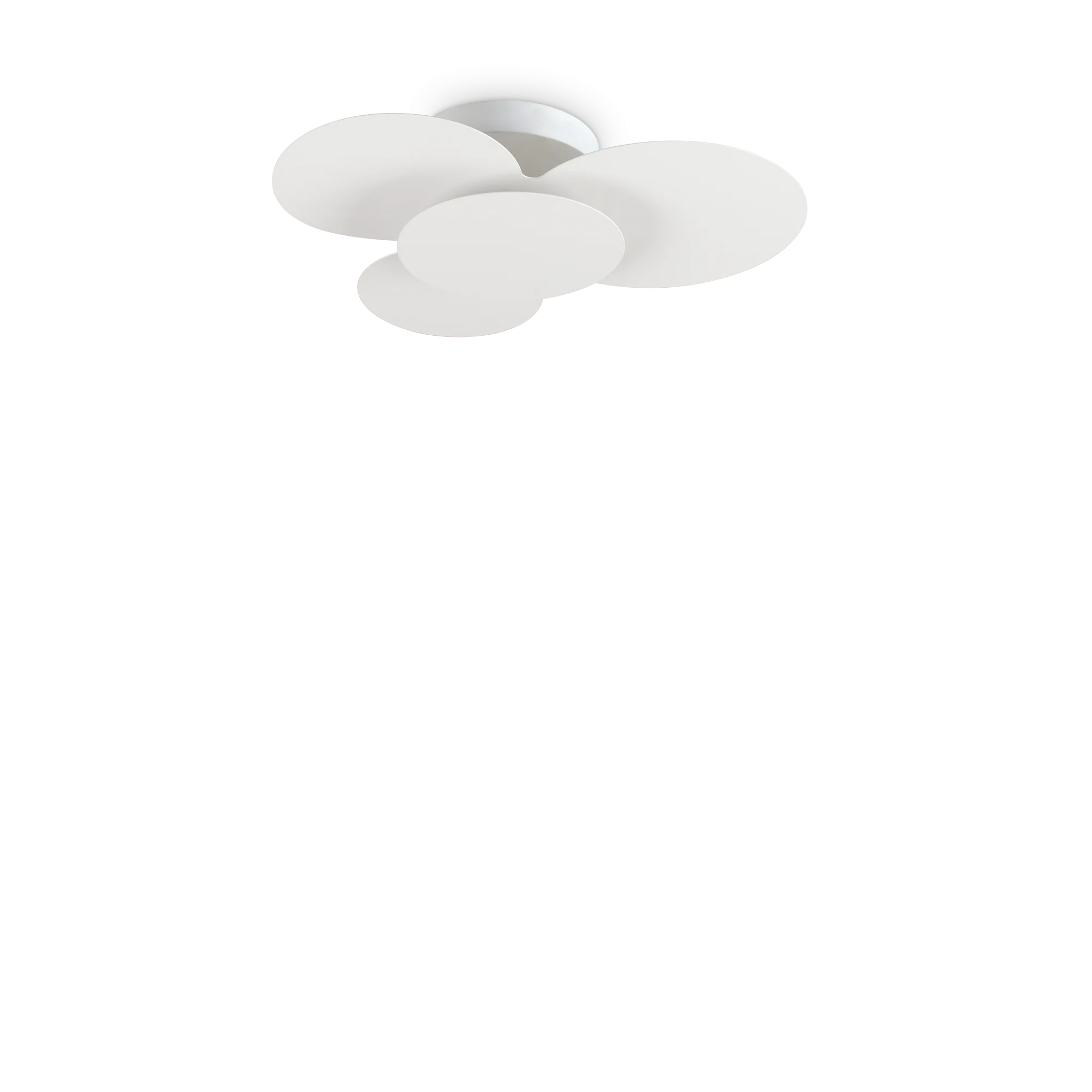 Plafón de techo Ideal Lux Cloud blanco LED 33W 52cm