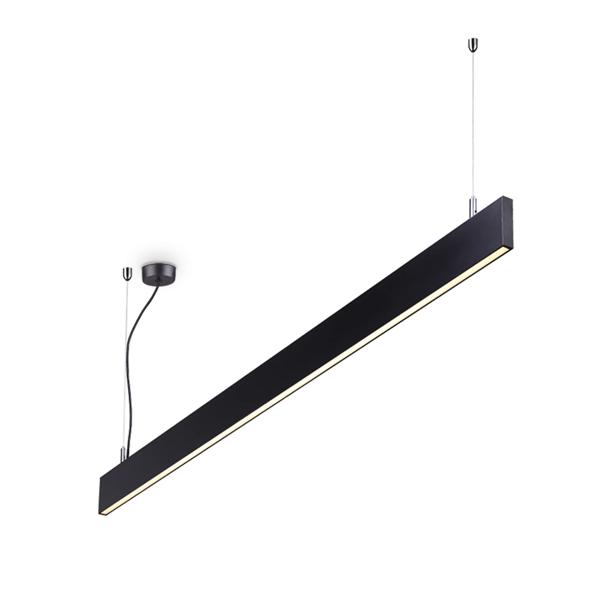 Sistema lineal Ideal Lux Steel negro LED 32W 4000K regulable 120cm