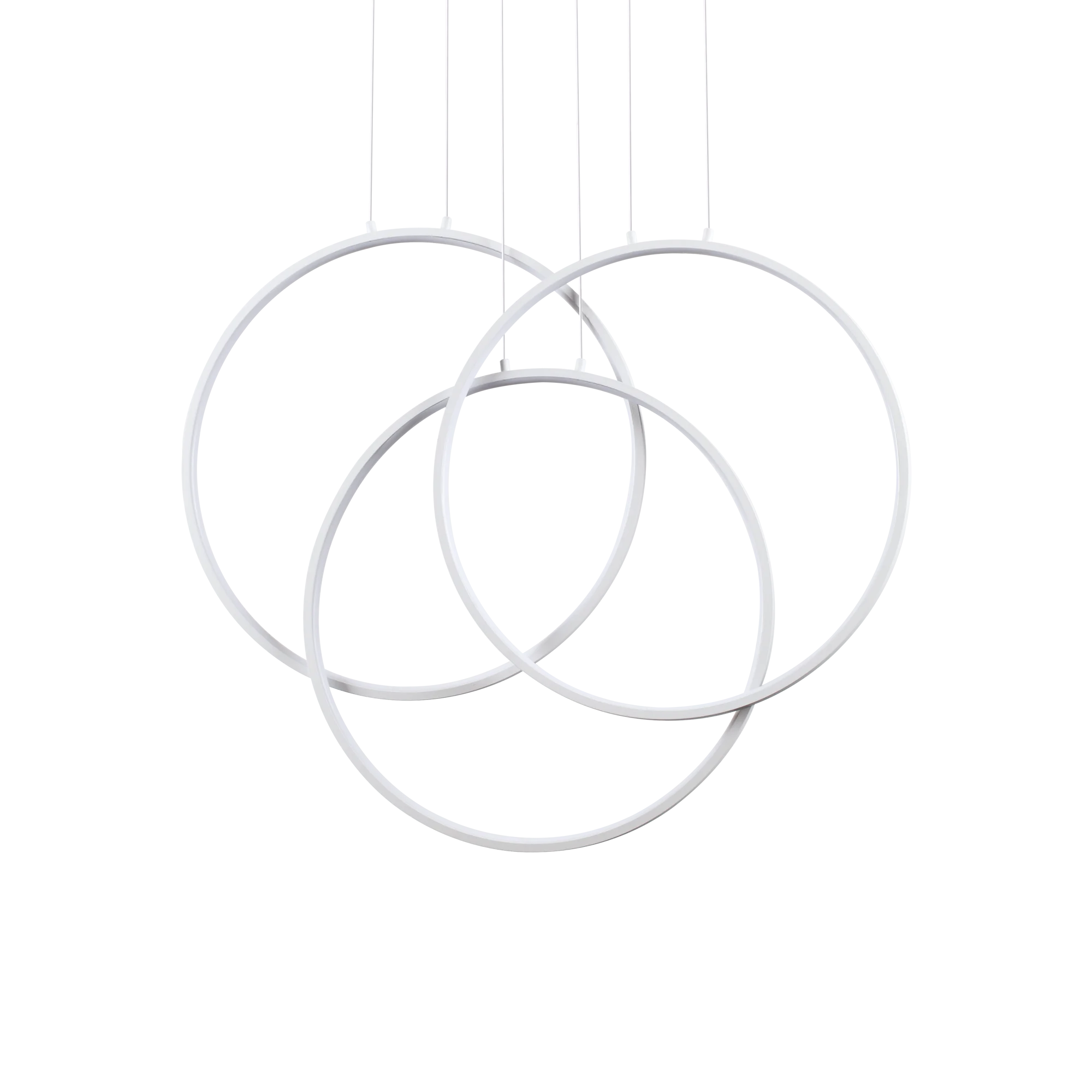 Lámpara colgante Ideal Lux Frame blanco LED 82W 68,5cm 3000K