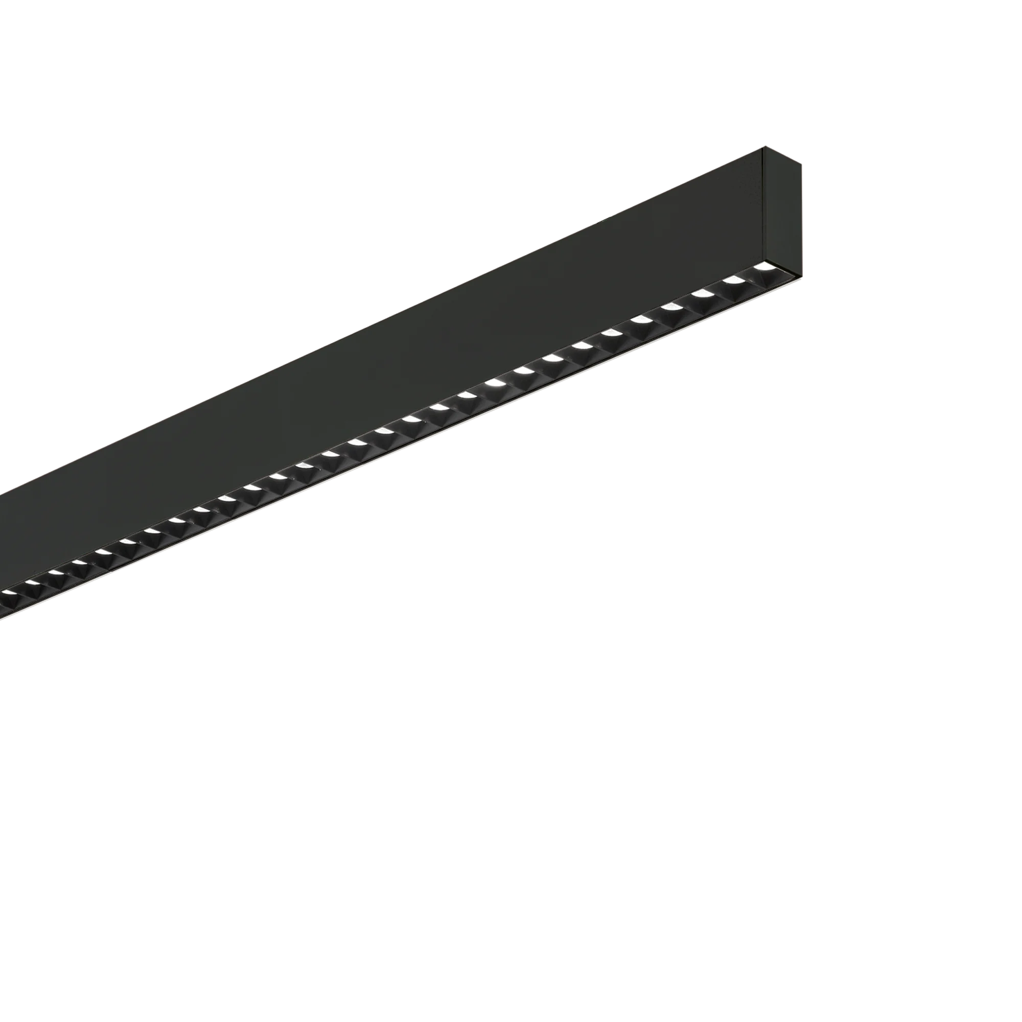 Sistema lineal Ideal Lux Steel negro LED 2 luces 36W 4000K 107cm