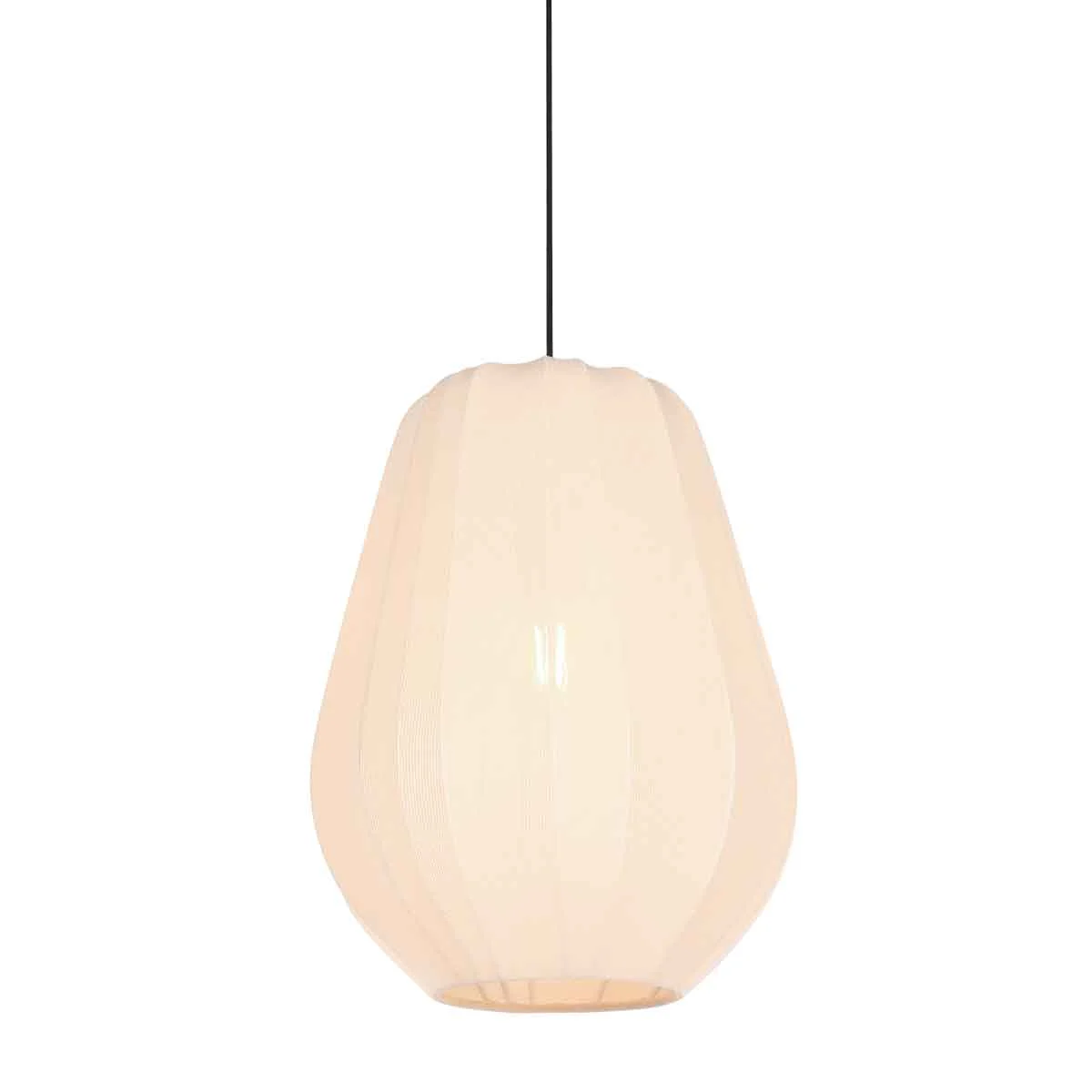 Lámpara colgante Japandi color crema Anne Lighting Sable