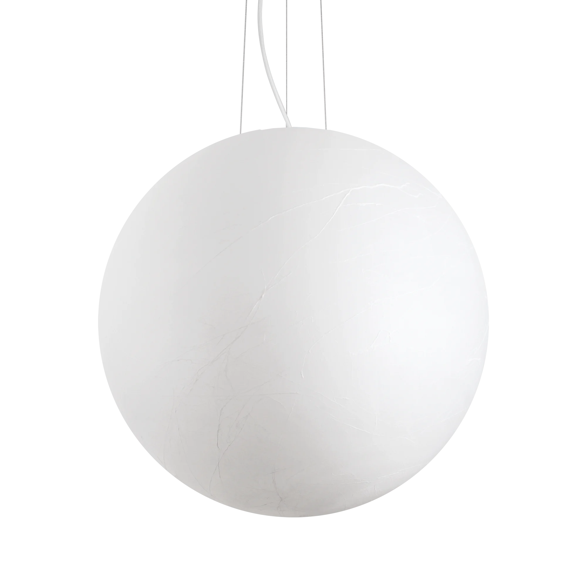 Lámpara colgante Ideal Lux Carta blanco cristal 60W Ø60cm