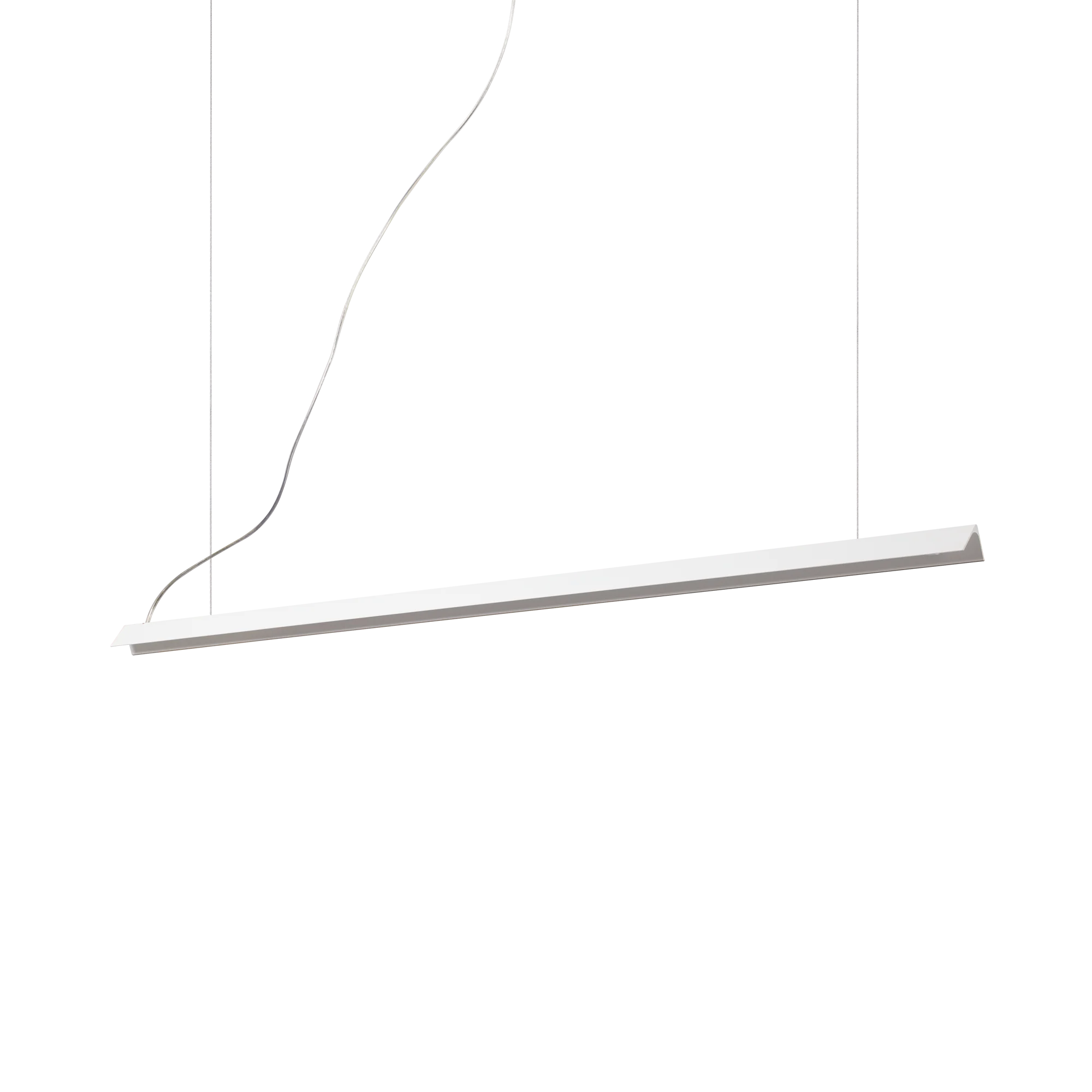 Lámpara colgante Ideal Lux V-Line blanco LED 20W 110cm