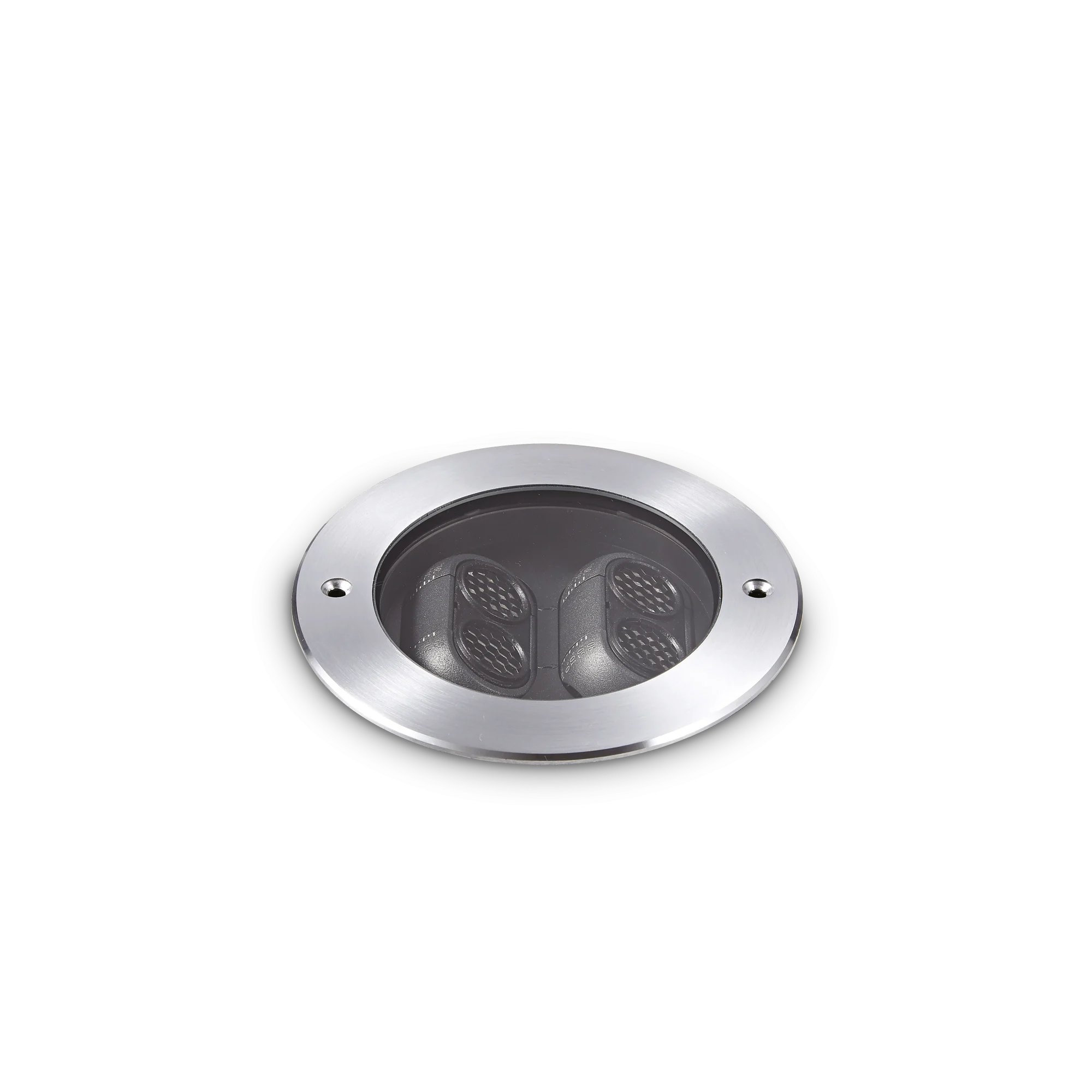 Empotrable de exterior Ideal Lux Taurus acero LED 11W IP67 17,5cm