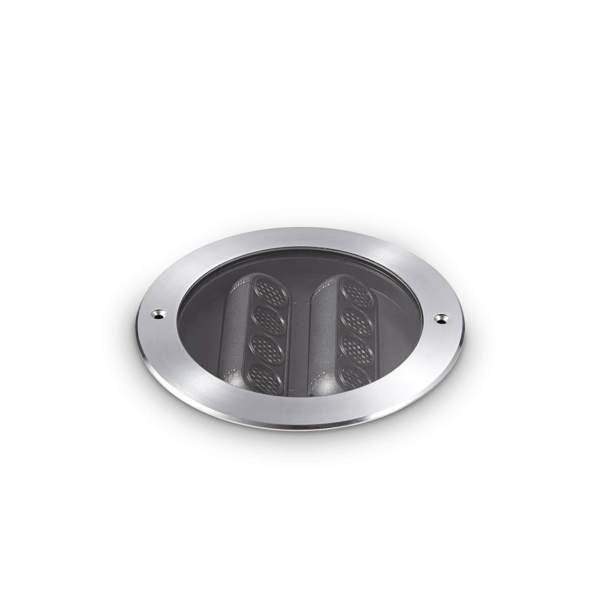 Empotrable de exterior Ideal Lux Taurus acero LED 14W IP67 25,5cm